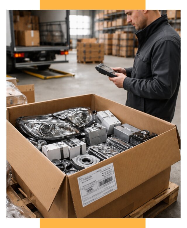 Доставка автозапчастей из Европы под ключ от 12851 р. | СетСервис-Рхн