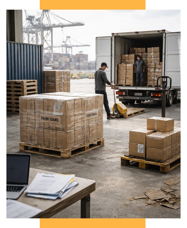 Доставка грузов из Израиля от 15422 р., логистика от СетСервис-Рхн