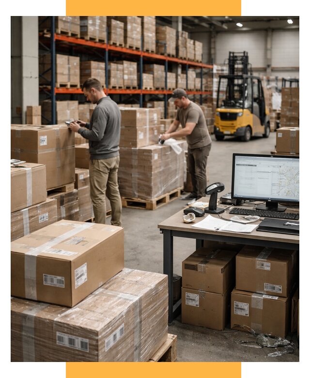 Склад консолидации в Европе от 6683 р., услуги СетСервис-Рхн